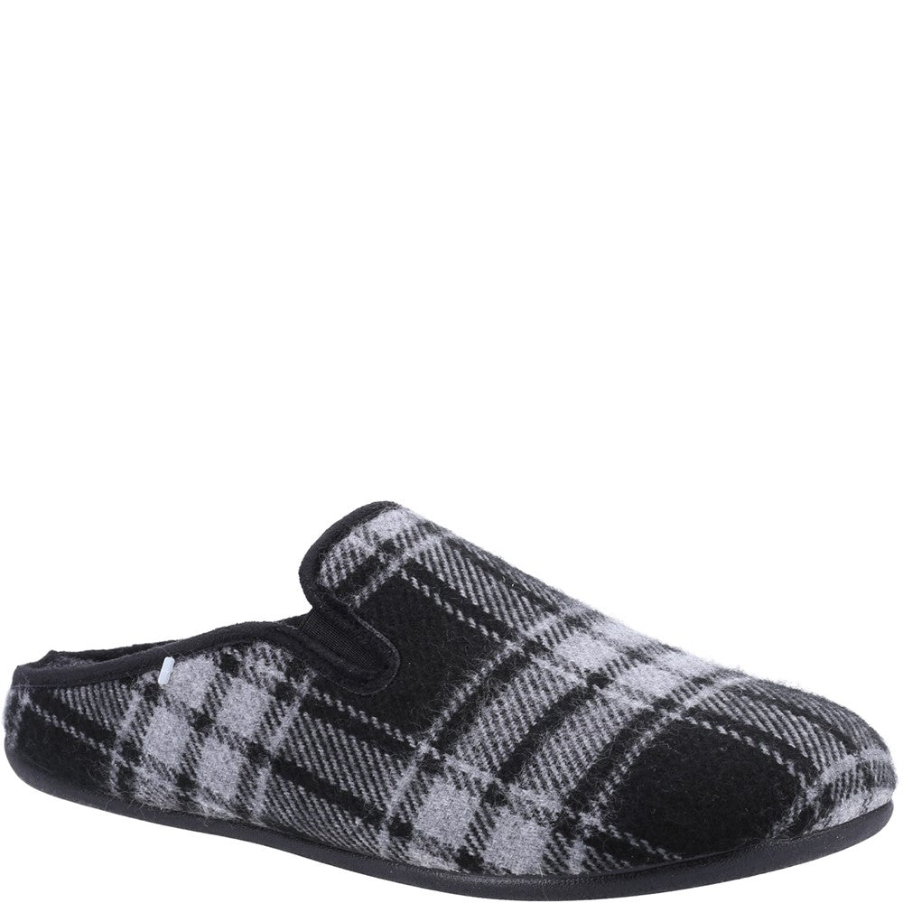 Syde Slippers Black Cotswold-Shoes - Main Image