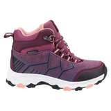 Kids Coaley Lace Recycled Hiking Boots Purple