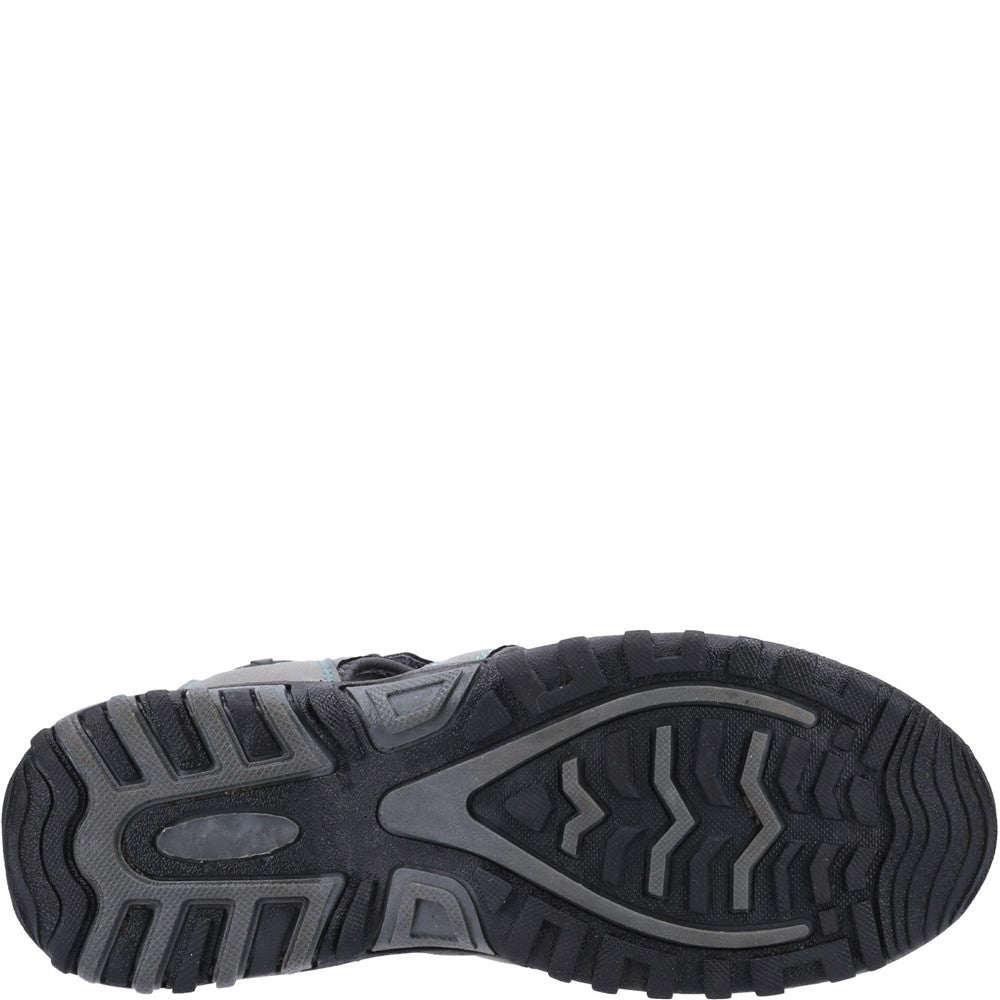 Colesbourne Recycled Sandals Grey/Turquoise