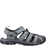 Colesbourne Recycled Sandals Grey/Turquoise