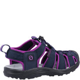 Marshfield Recycled Sandals Navy/Berry