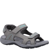 Freshford Recycled Sandals Grey/Turquoise
