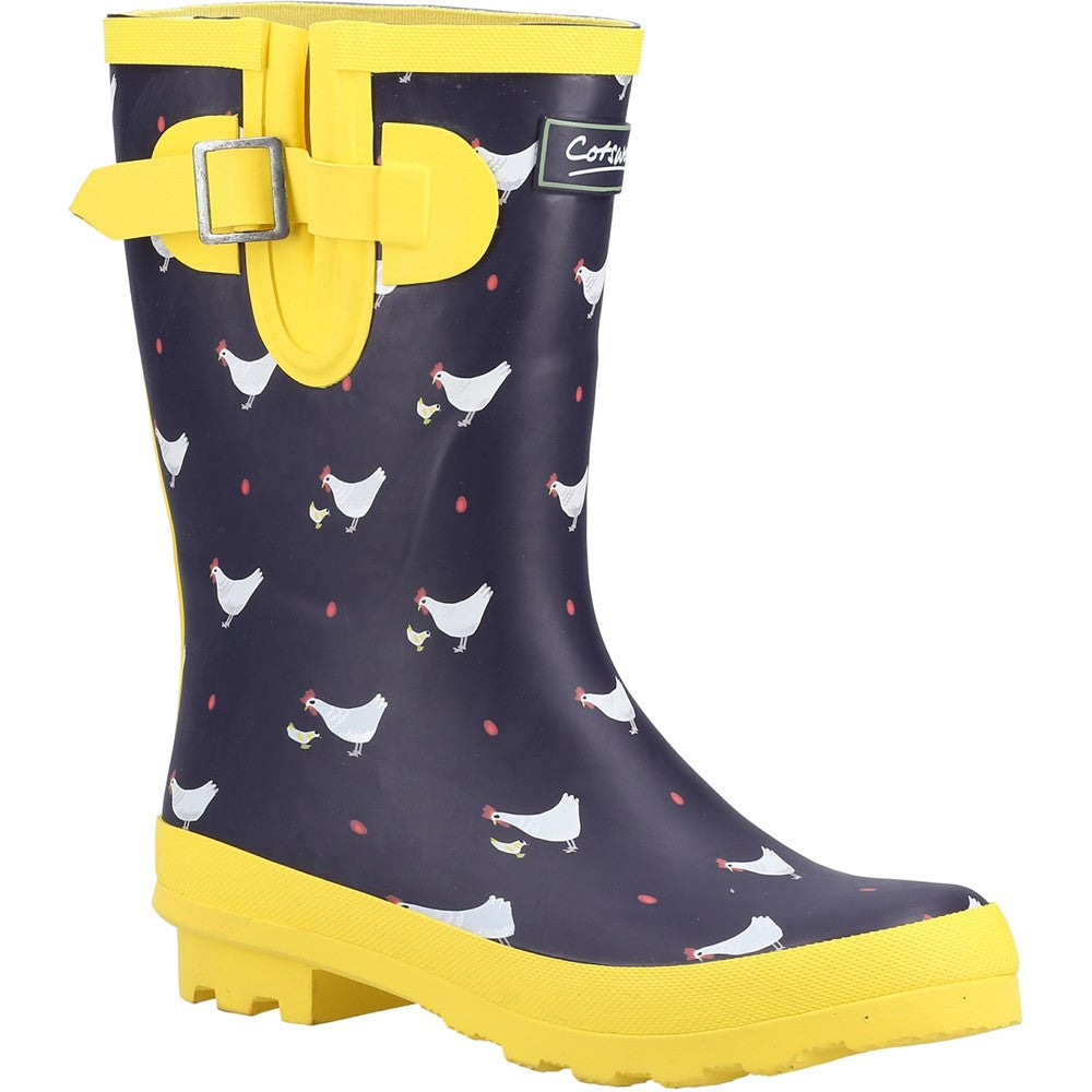 Farmyard Mid Wellingtons Chick Cotswold-Shoes - Main Image