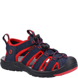 Junior Marshfield Recycled Sandals Navy/Red
