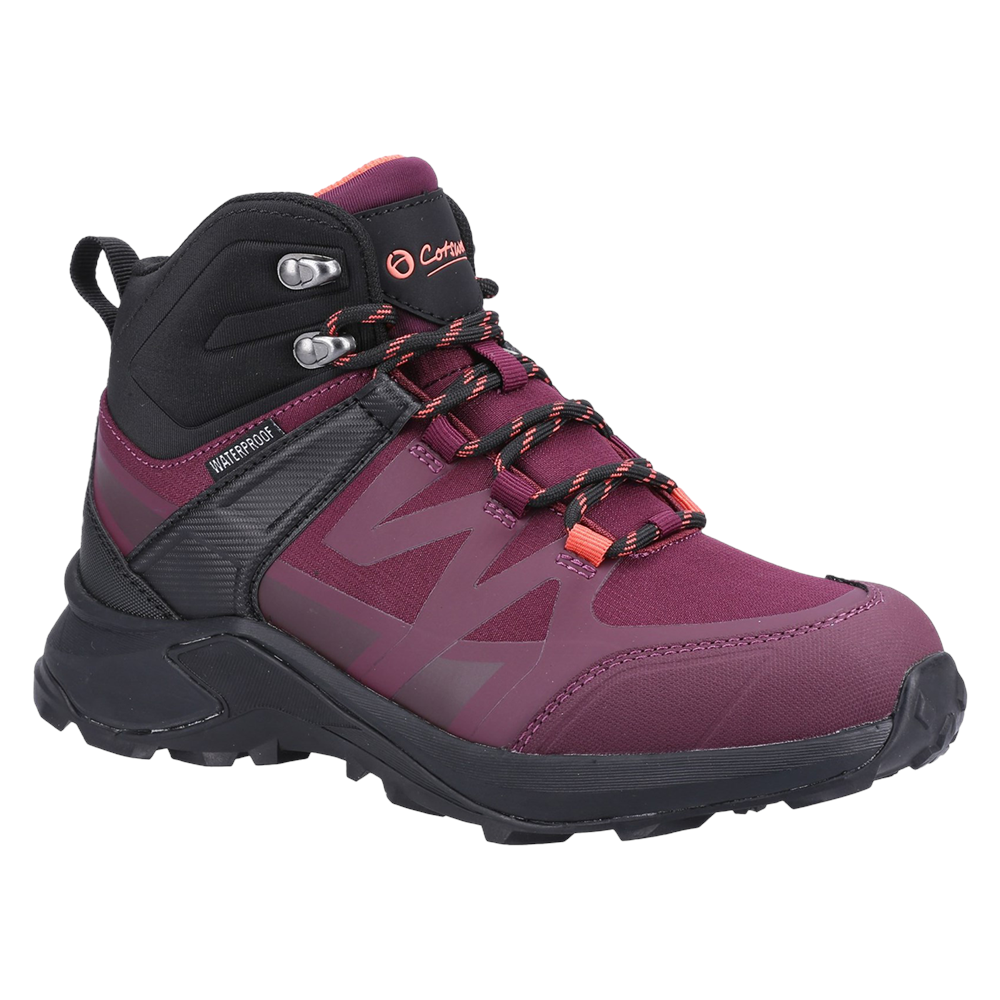 Horton Hiking Boots Burgundy Cotswold-Shoes - Main Image