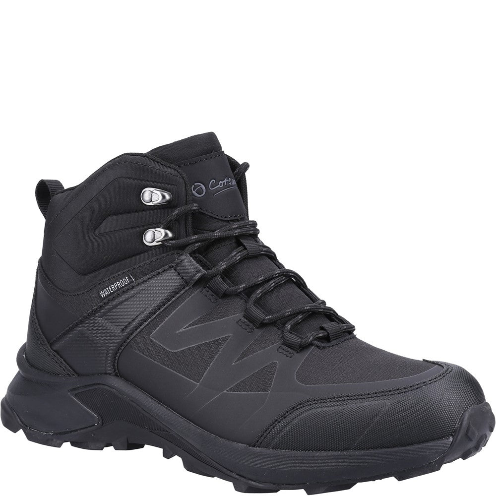 Horton Hiking Boots Black Cotswold-Shoes - Main Image